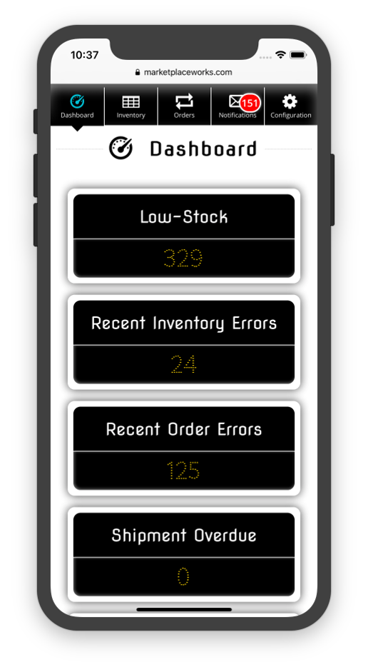 MarketplaceWorks mobile version